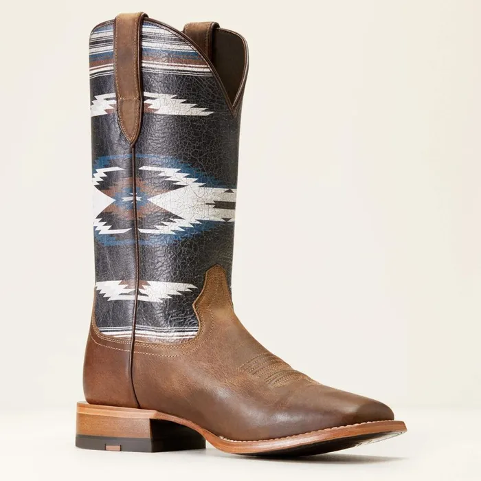 Frontier Chimayo Western Boot Natural Crunch Men Ariat Western Boots