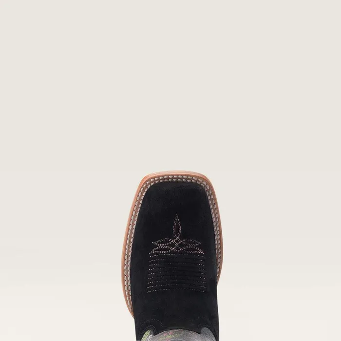 Frontier Western Aloha Western Boot Black Roughout Women Ariat Western Boots Frontier Western Aloha Western Boot Black Roughout Women Ariat Western Boots