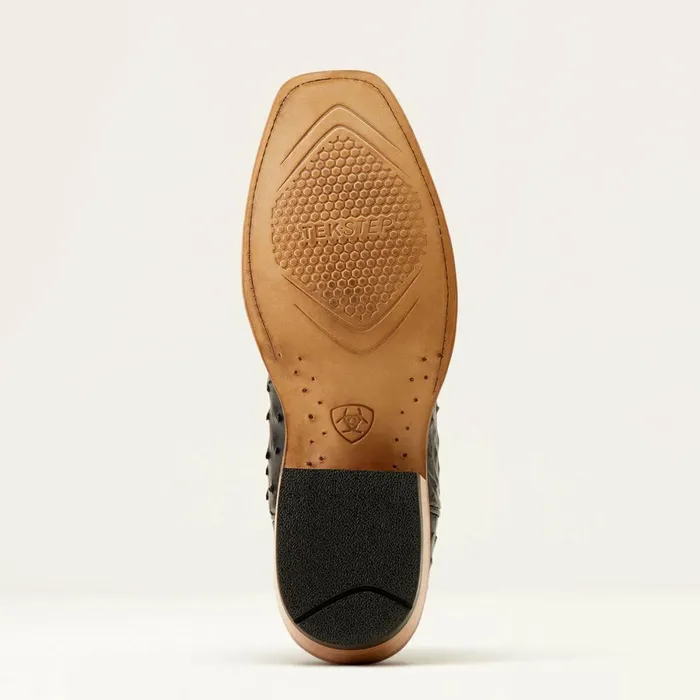 Futurity Done Right Cowboy Boot Black Full Quill Ostrichinkwell Men Ariat Western Boots