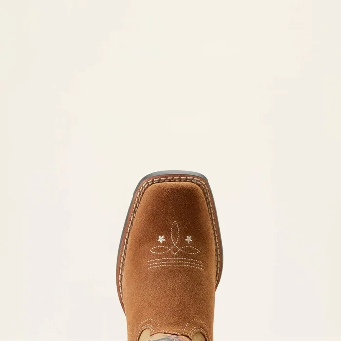 Futurity Rodeo Quincy Western Boot Chestnut Suedeamerican Cowboy Kids Ariat Big Kids039 Footwear Futurity Rodeo Quincy Western Boot Chestnut Suedeamerican Cowboy Kids Ariat Big Kids039 Footwear