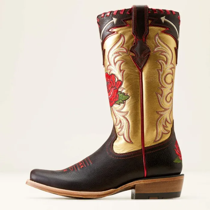 Futurity Rodeo Quincy Western Boot Toffee Crunchrange Riding Ruby Women Ariat Western Boots