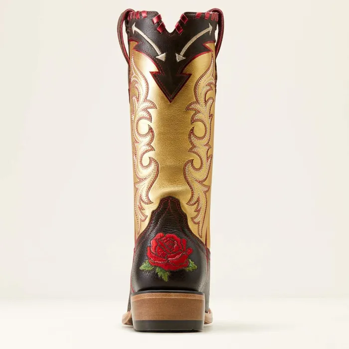 Futurity Rodeo Quincy Western Boot Toffee Crunchrange Riding Ruby Women Ariat Western Boots