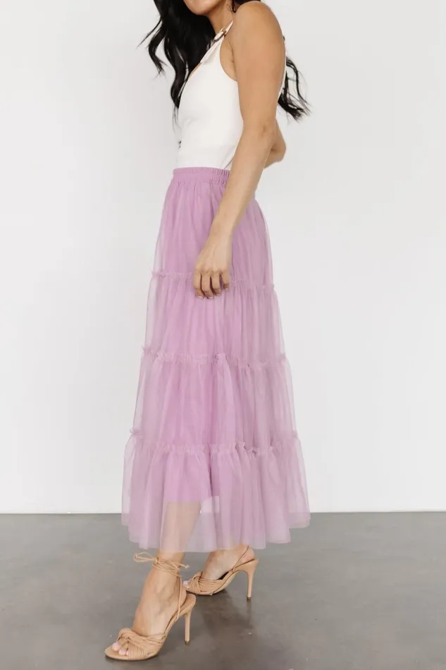 Galena Tulle Skirt Dusty Orchid Women Baltic Born Skirts Galena Tulle Skirt Dusty Orchid Women Baltic Born Skirts