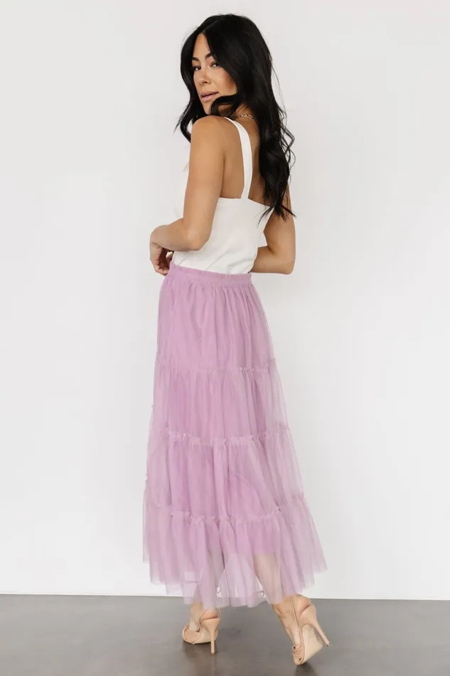 Galena Tulle Skirt Dusty Orchid Women Baltic Born Skirts Galena Tulle Skirt Dusty Orchid Women Baltic Born Skirts