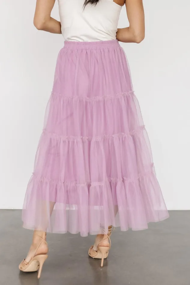 Galena Tulle Skirt Dusty Orchid Women Baltic Born Skirts Galena Tulle Skirt Dusty Orchid Women Baltic Born Skirts