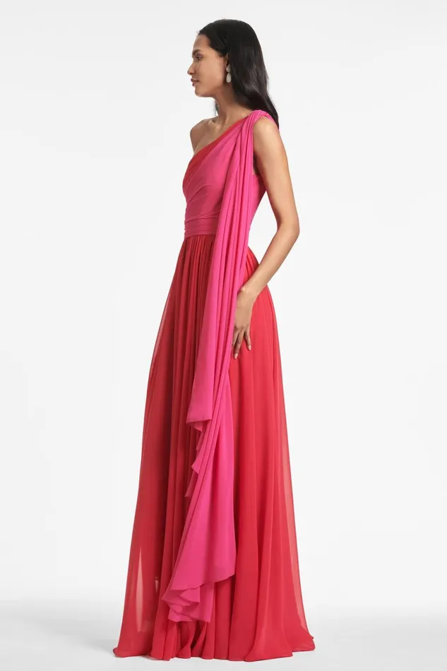 Grace Gown 8211 FuchsiaPoppy Red Women Sachin and Babi Boho