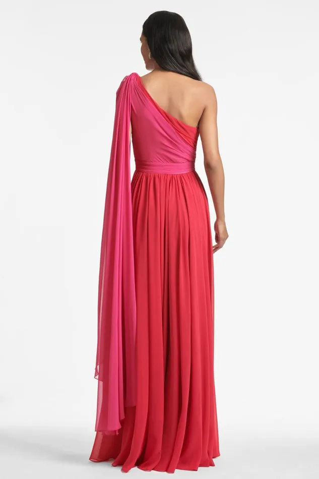 Grace Gown 8211 FuchsiaPoppy Red Women Sachin and Babi Boho