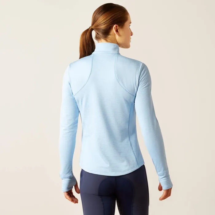 Gridwork 14 Zip Baselayer Cote D039azur Women Ariat TShirts and Tops