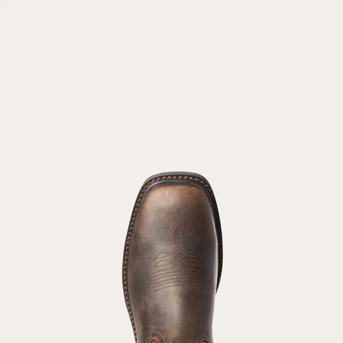 Groundwork Waterproof Work Boot Dark Brown Men Ariat Work Boots