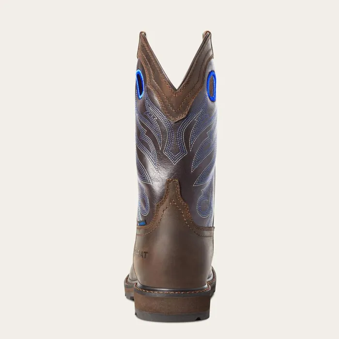 Groundwork Waterproof Work Boot Dark Brown Men Ariat Work Boots