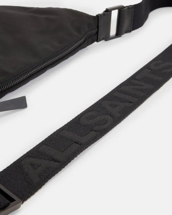 Half Moon Recycled Crossbody Bag Blackblack Women AllSaints Handbags and Wallets Half Moon Recycled Crossbody Bag Blackblack Women AllSaints Handbags and Wallets