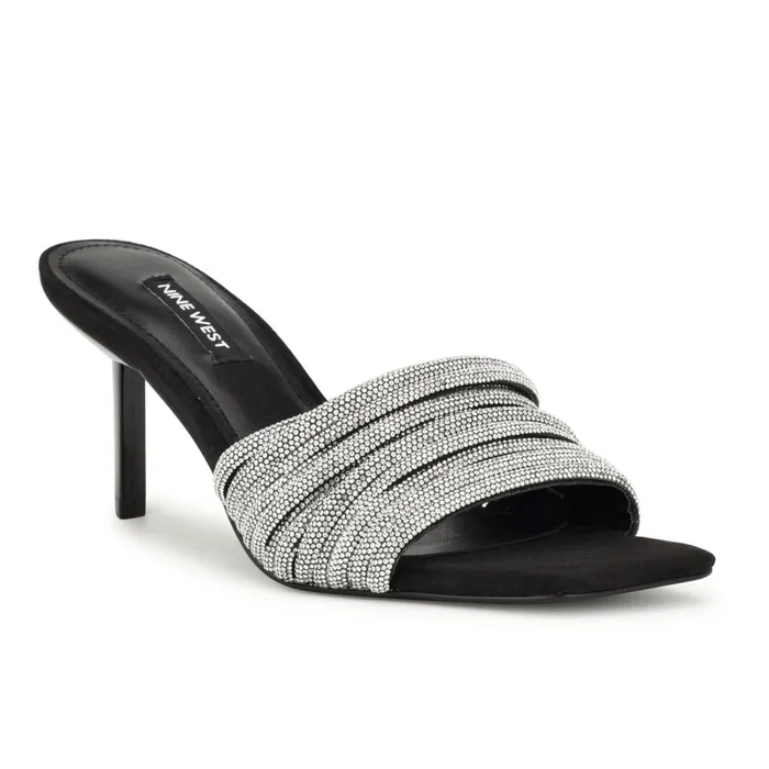 Harbor Heeled Slide Sandals Blackblack Women Nine West Sandals Harbor Heeled Slide Sandals Blackblack Women Nine West Sandals