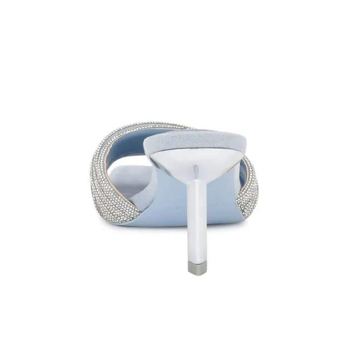 Harbor Heeled Slide Sandals Blue Women Nine West Sandals Harbor Heeled Slide Sandals Blue Women Nine West Sandals