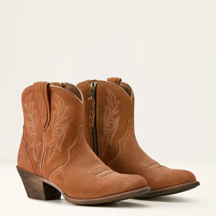 Harlan Western Boot Walnut Suede Women Ariat Western Boots Harlan Western Boot Walnut Suede Women Ariat Western Boots