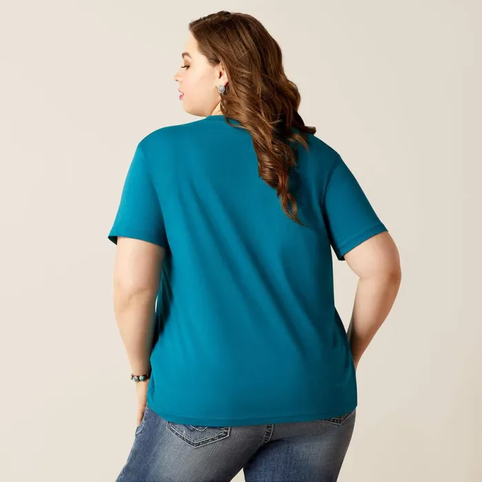 Heartland Tee Deep Lagoon Women Ariat TShirts and Tops