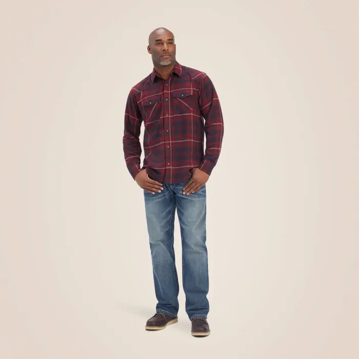 Heath Retro Fit Shirt Phantom Men Ariat Button Down Shirts Heath Retro Fit Shirt Phantom Men Ariat Button Down Shirts