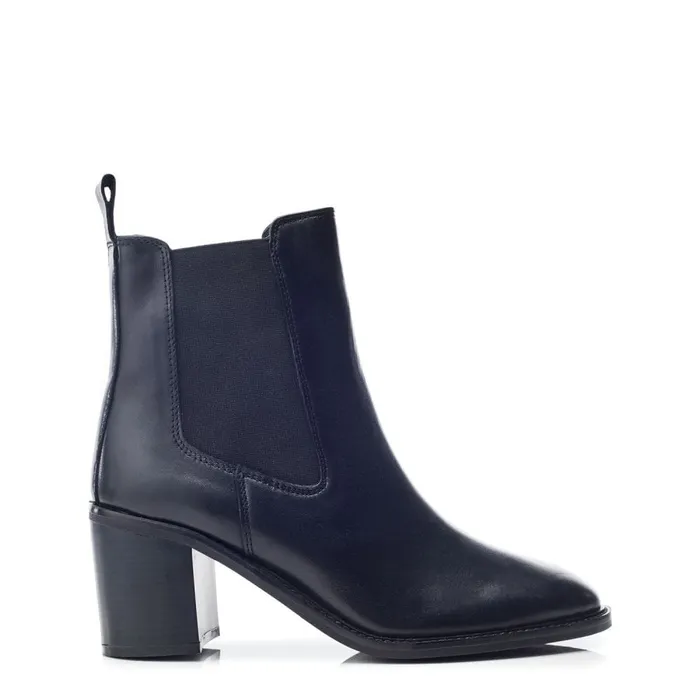Heeled And Wedge Boots Women Moda In Pelle Bsoleful BHarry Black Leather