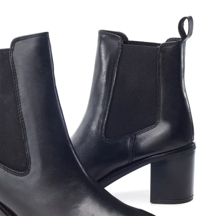 Heeled And Wedge Boots Women Moda In Pelle Bsoleful BHarry Black Leather
