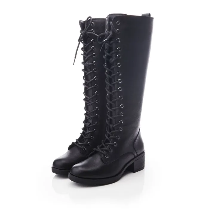 Heeled And Wedge Boots Women Moda In Pelle Galliana Black Leather
