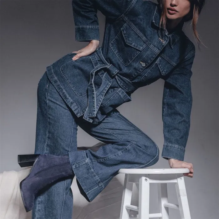 Heeled And Wedge Boots Women Moda In Pelle Marylou Navy Alcantara