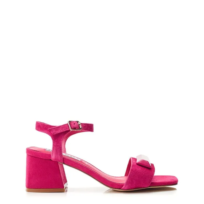 Heeled Sandals Women Moda In Pelle Bsoleful BSurrey Fuschia Suede
