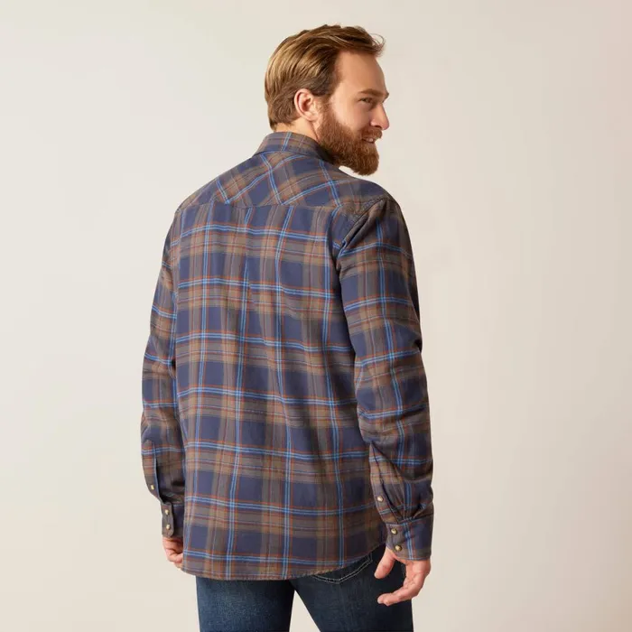 Hendrix Retro Fit Shirt Mood Indigo Men Ariat Button Down Shirts Hendrix Retro Fit Shirt Mood Indigo Men Ariat Button Down Shirts