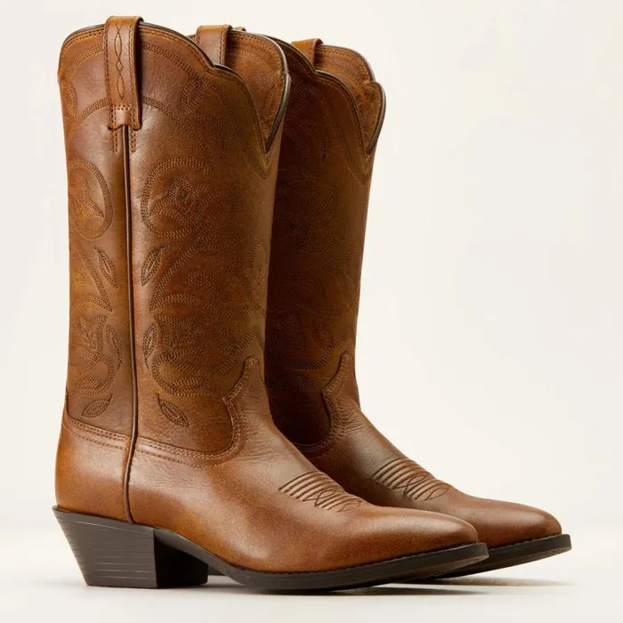 Heritage R Toe Western Boot Copper Brown Women Ariat Western Boots Heritage R Toe Western Boot Copper Brown Women Ariat Western Boots