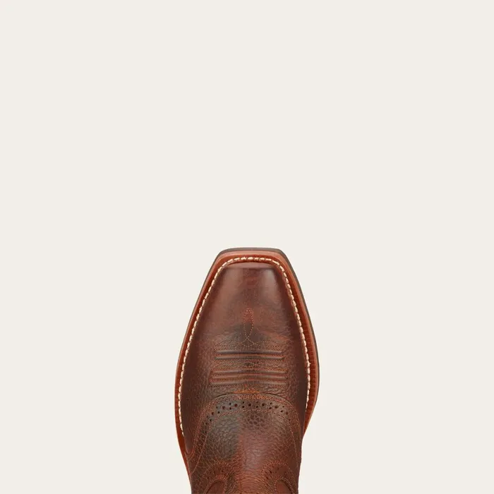 Heritage Roughstock Western Boot Brown Oiled Rowdy Men Ariat Western Boots