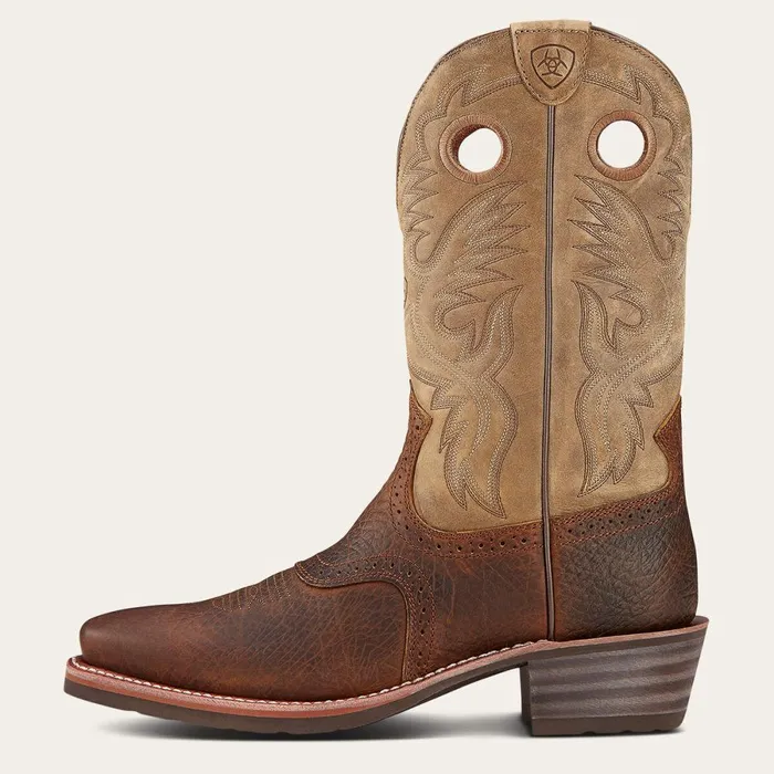 Heritage Roughstock Western Boot Earth Men Ariat Western Boots