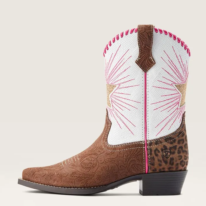Heritage Star Western Boot Brown Floral Emboss Kids Ariat Big Kids039 Footwear Heritage Star Western Boot Brown Floral Emboss Kids Ariat Big Kids039 Footwear