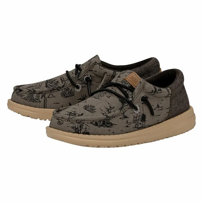 Hey Dude Big Kids Wally Youth Desert Olive 8211 Kids Hey Dude Big Kids Wally Youth Desert Olive 8211 Kids