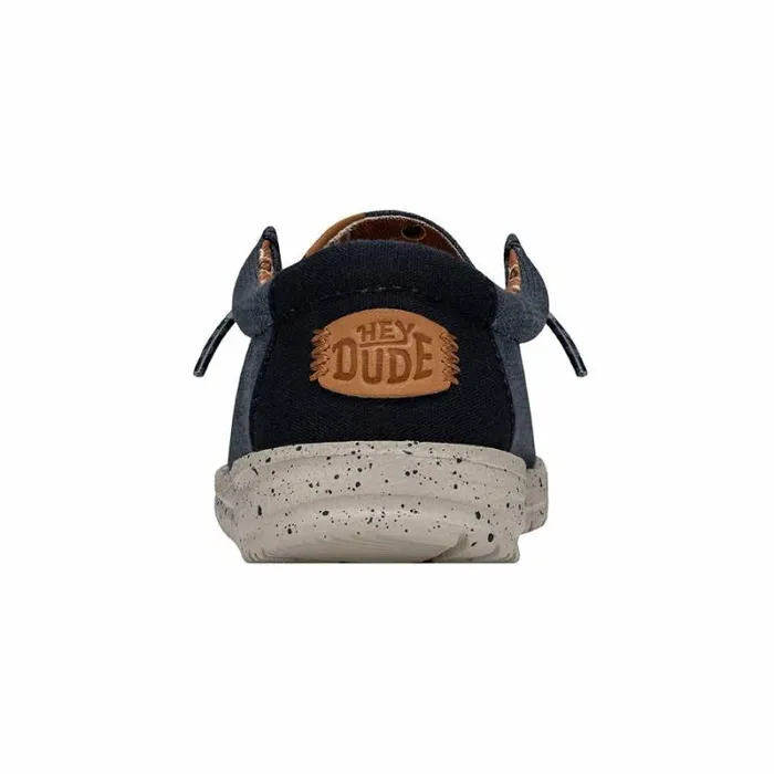 Hey Dude Big Kids Wally Youth Washed Canvas Navy 8211 Kids Hey Dude Big Kids Wally Youth Washed Canvas Navy 8211 Kids