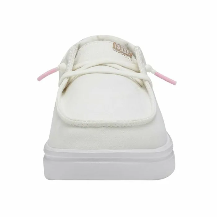 Hey Dude Platforms Wendy Rise White Sparkle 8211 Women