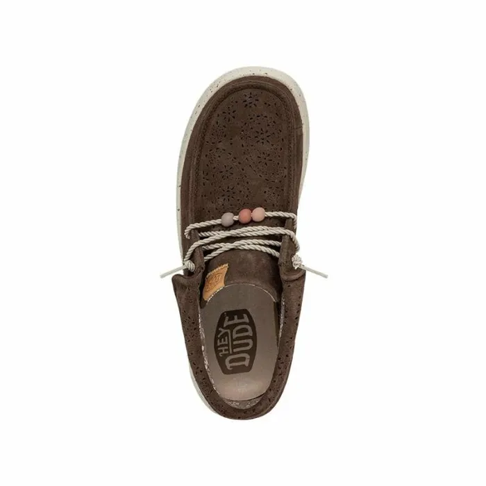 Hey Dude Wendy Wendy Peak Fold Boot Suede Cocoa 8211 Women Hey Dude Wendy Wendy Peak Fold Boot Suede Cocoa 8211 Women