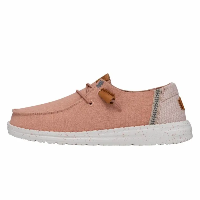 Hey Dude Wendy Wendy Washed Canvas Rose Dust 8211 Women