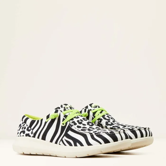 Hilo Black White Animal Print Women Ariat Shoes and Sneakers Hilo Black White Animal Print Women Ariat Shoes and Sneakers