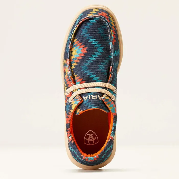 Hilo Blue Aztec Kids Ariat Big Kids039 Footwear Hilo Blue Aztec Kids Ariat Big Kids039 Footwear