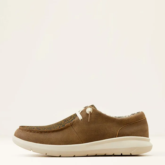 Hilo Brown Bomberdistressed Hide Emboss Women Ariat Shoes and Sneakers