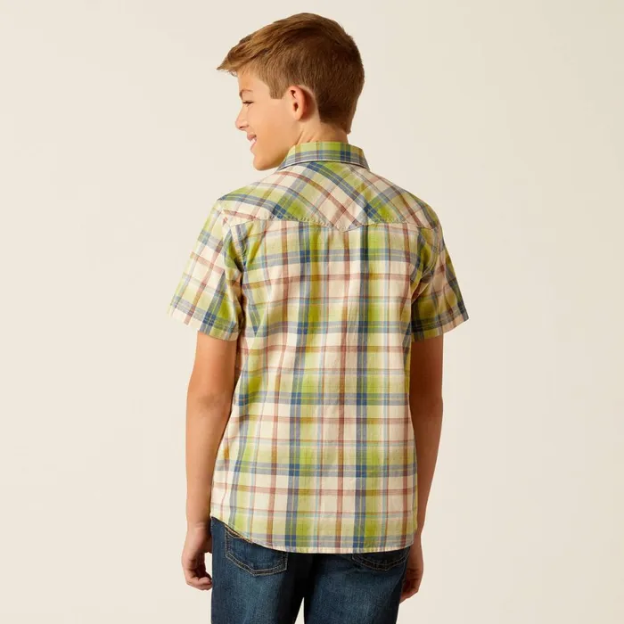 Hinston Retro Fit Shirt Sandshell Kids Ariat Button Down Shirts Hinston Retro Fit Shirt Sandshell Kids Ariat Button Down Shirts