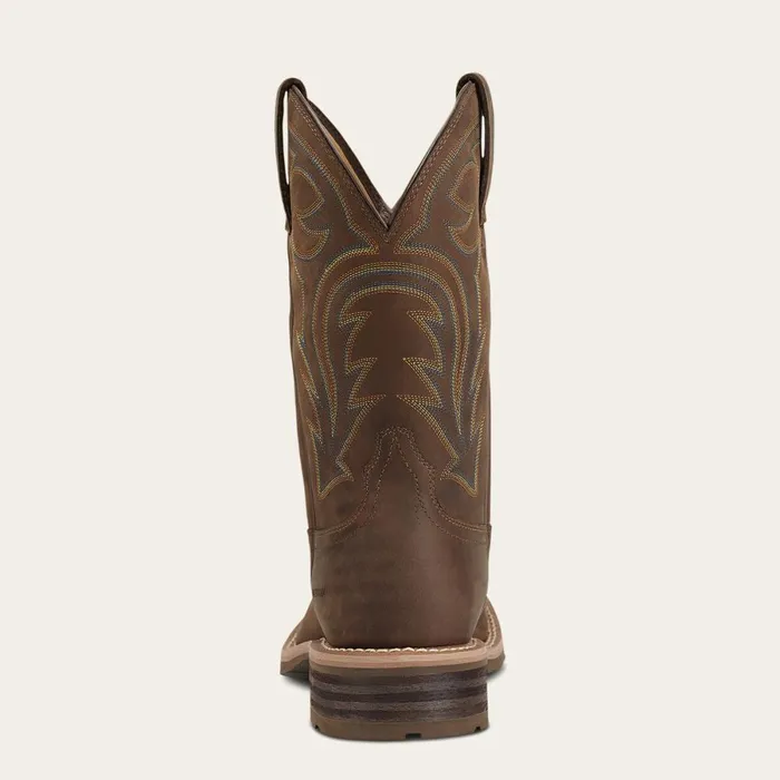 Hybrid Rancher Waterproof Western Boot Oily Distressed Brown Men Ariat Western Boots