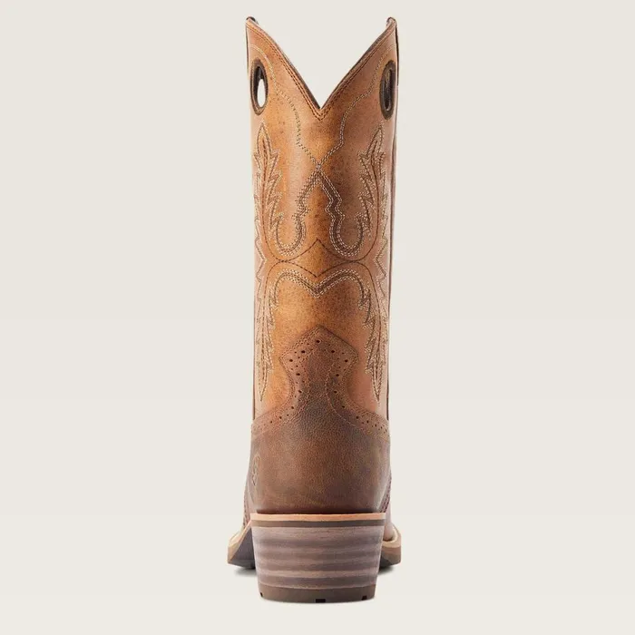 Hybrid Roughstock Square Toe Cowboy Boot Sorrel Crunch Men Ariat Western Boots Hybrid Roughstock Square Toe Cowboy Boot Sorrel Crunch Men Ariat Western Boots