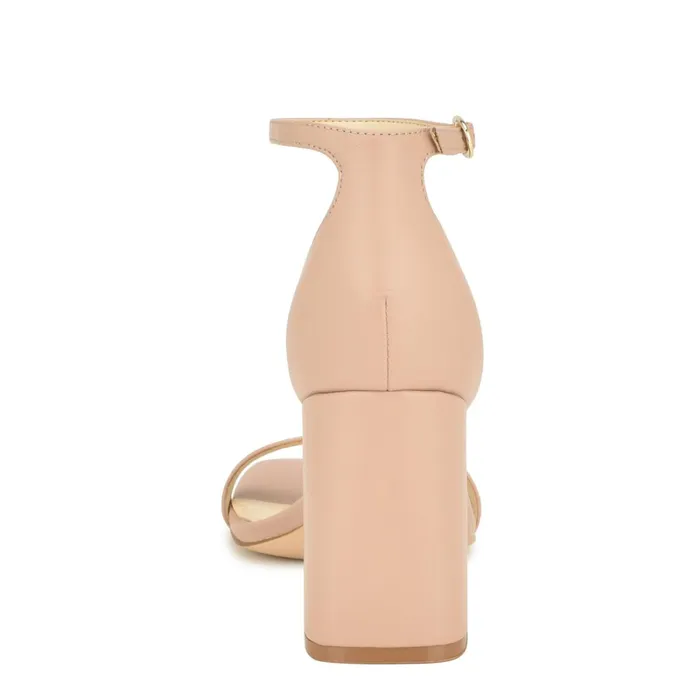 Ilea Ankle Strap Sandals Natural Women Nine West Heeled