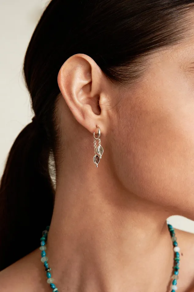 Indira Drop Earrings Labradorite Mix Women Chan Luu Earrings