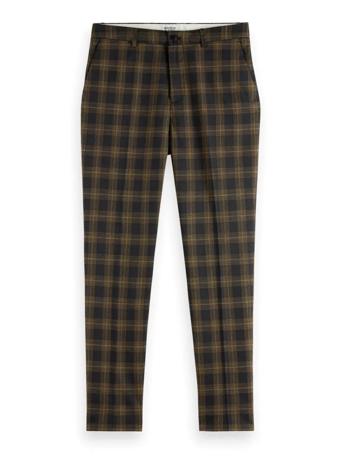 Irving 8211 Yarndyed Tailored Check Chino Golden Brown Check Men Scotch and Soda Pants Irving 8211 Yarndyed Tailored Check Chino Golden Brown Check Men Scotch and Soda Pants