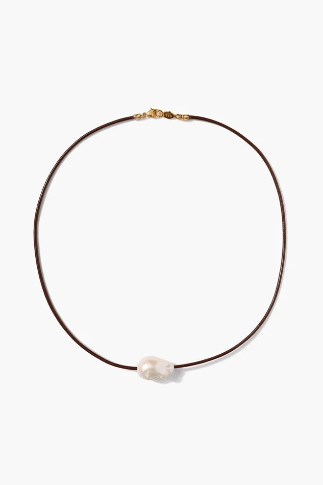 Isla Pearl Necklace Brown Women Chan Luu Necklaces