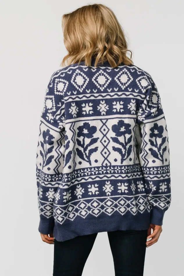 Jackson Oversized Cardigan Slate Print Women Baltic Born Cardigans Jackson Oversized Cardigan Slate Print Women Baltic Born Cardigans