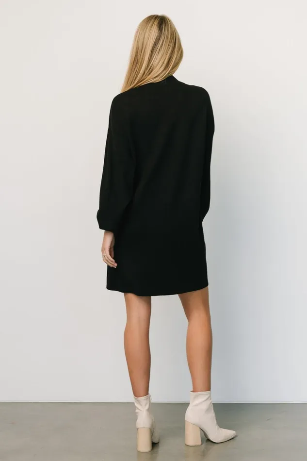 Jennings Sweater Dress Black Women Baltic Born Short Dresses Jennings Sweater Dress Black Women Baltic Born Short Dresses
