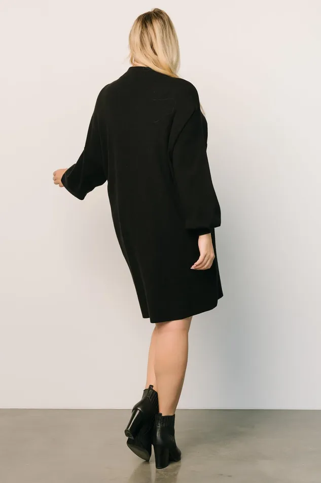 Jennings Sweater Dress Black Women Baltic Born Short Dresses Jennings Sweater Dress Black Women Baltic Born Short Dresses