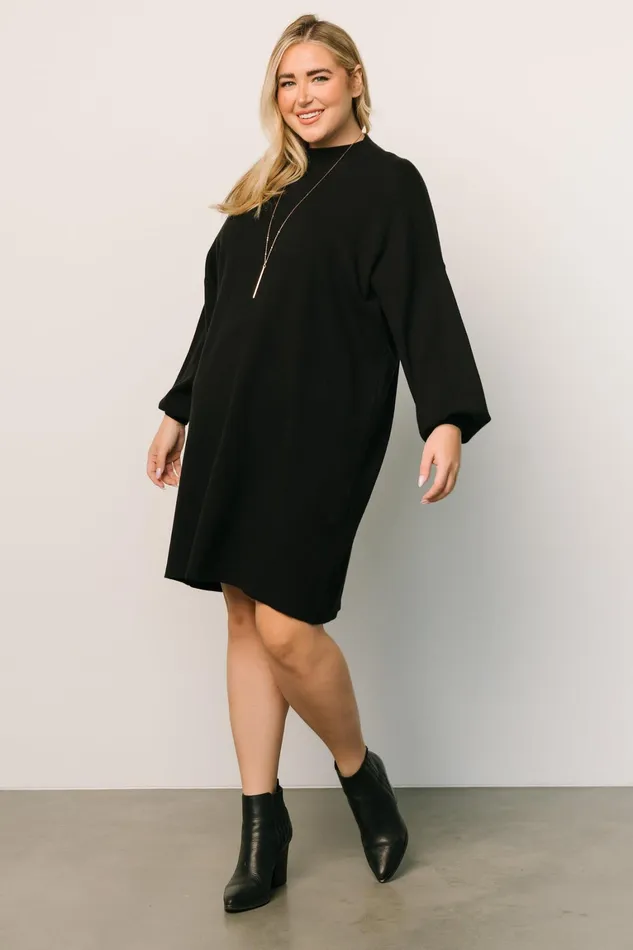 Jennings Sweater Dress Black Women Baltic Born Short Dresses Jennings Sweater Dress Black Women Baltic Born Short Dresses