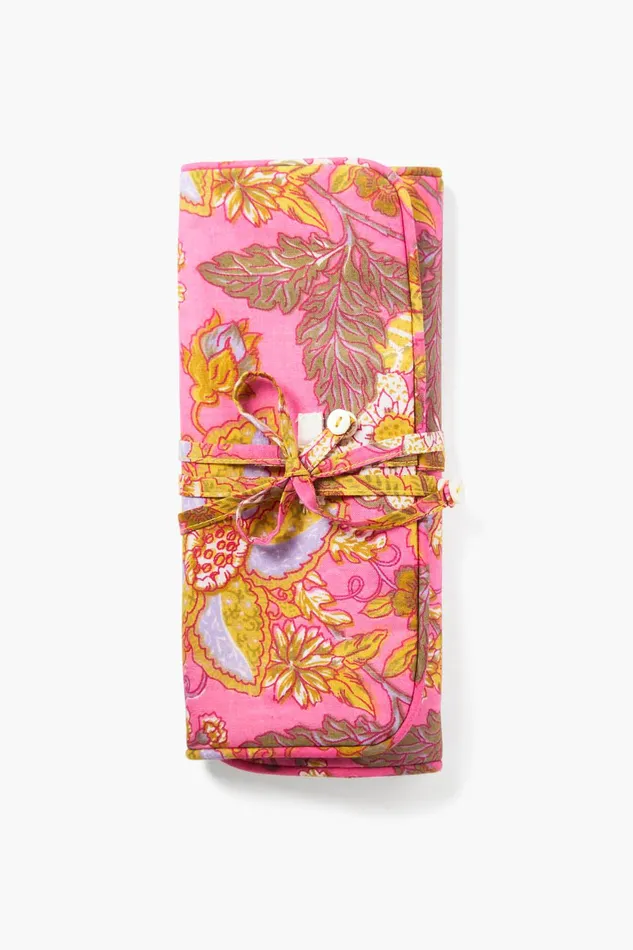 Jewelry Roll Up Case Chateau Rose Women Chan Luu Jewelry Storage